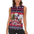 Dalmatian Merry Woofmas Women Sleeveless Polo Shirt Christmas Dog Art Style - Wonder Print Shop