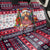 Afghan Hound Merry Woofmas Back Car Seat Cover Christmas Dog Art Style - Wonder Print Shop