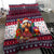 Afghan Hound Merry Woofmas Bedding Set Christmas Dog Art Style - Wonder Print Shop