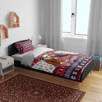 Afghan Hound Merry Woofmas Bedding Set Christmas Dog Art Style - Wonder Print Shop