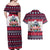 Afghan Hound Merry Woofmas Couples Matching Off Shoulder Maxi Dress and Hawaiian Shirt Christmas Dog Art Style - Wonder Print Shop