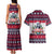 Afghan Hound Merry Woofmas Couples Matching Tank Maxi Dress and Hawaiian Shirt Christmas Dog Art Style - Wonder Print Shop