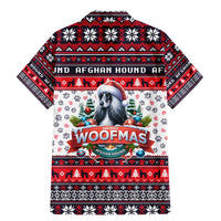 Afghan Hound Merry Woofmas Family Matching Mermaid Dress and Hawaiian Shirt Christmas Dog Art Style - Wonder Print Shop