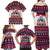 Afghan Hound Merry Woofmas Family Matching Off Shoulder Maxi Dress and Hawaiian Shirt Christmas Dog Art Style - Wonder Print Shop