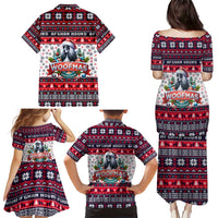 Afghan Hound Merry Woofmas Family Matching Puletasi and Hawaiian Shirt Christmas Dog Art Style - Wonder Print Shop