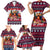 Afghan Hound Merry Woofmas Family Matching Short Sleeve Bodycon Dress and Hawaiian Shirt Christmas Dog Art Style - Wonder Print Shop