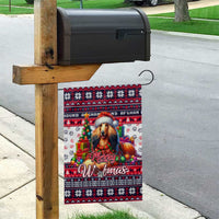 Afghan Hound Merry Woofmas Garden Flag Christmas Dog Art Style - Wonder Print Shop