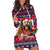 Afghan Hound Merry Woofmas Hoodie Dress Christmas Dog Art Style - Wonder Print Shop