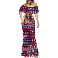 Afghan Hound Merry Woofmas Mermaid Dress Christmas Dog Art Style - Wonder Print Shop