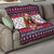 Afghan Hound Merry Woofmas Quilt Christmas Dog Art Style - Wonder Print Shop