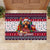 Afghan Hound Merry Woofmas Rubber Doormat Christmas Dog Art Style - Wonder Print Shop