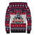 Afghan Hound Merry Woofmas Sherpa Hoodie Christmas Dog Art Style - Wonder Print Shop