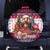 Afghan Hound Merry Woofmas Spare Tire Cover Christmas Dog Art Style - Wonder Print Shop