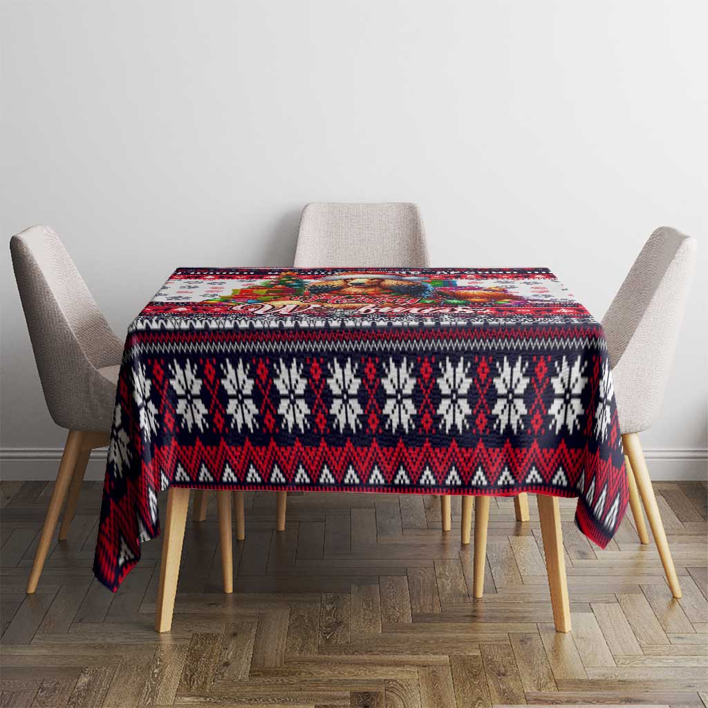 Afghan Hound Merry Woofmas Tablecloth Christmas Dog Art Style - Wonder Print Shop