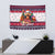 Afghan Hound Merry Woofmas Tapestry Christmas Dog Art Style - Wonder Print Shop