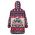Afghan Hound Merry Woofmas Wearable Blanket Hoodie Christmas Dog Art Style - Wonder Print Shop