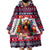 Afghan Hound Merry Woofmas Wearable Blanket Hoodie Christmas Dog Art Style - Wonder Print Shop