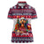 Afghan Hound Merry Woofmas Women Polo Shirt Christmas Dog Art Style - Wonder Print Shop