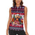 Afghan Hound Merry Woofmas Women Sleeveless Polo Shirt Christmas Dog Art Style - Wonder Print Shop