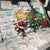 Cheer Santa Claus T-Rex Back Car Seat Cover Merry Beermas Christmas - Wonder Print Shop