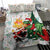 Cheer Santa Claus T-Rex Bedding Set Merry Beermas Christmas - Wonder Print Shop