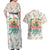 Cheer Santa Claus T-Rex Couples Matching Off Shoulder Maxi Dress and Hawaiian Shirt Merry Beermas Christmas - Wonder Print Shop