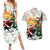 Cheer Santa Claus T-Rex Couples Matching Summer Maxi Dress and Hawaiian Shirt Merry Beermas Christmas - Wonder Print Shop