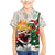 Cheer Santa Claus T-Rex Family Matching Mermaid Dress and Hawaiian Shirt Merry Beermas Christmas - Wonder Print Shop
