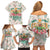 Cheer Santa Claus T-Rex Family Matching Off Shoulder Short Dress and Hawaiian Shirt Merry Beermas Christmas - Wonder Print Shop