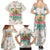 Cheer Santa Claus T-Rex Family Matching Summer Maxi Dress and Hawaiian Shirt Merry Beermas Christmas - Wonder Print Shop
