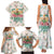 Cheer Santa Claus T-Rex Family Matching Tank Maxi Dress and Hawaiian Shirt Merry Beermas Christmas - Wonder Print Shop
