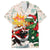 Cheer Santa Claus T-Rex Family Matching Tank Maxi Dress and Hawaiian Shirt Merry Beermas Christmas - Wonder Print Shop