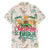 Cheer Santa Claus T-Rex Family Matching Tank Maxi Dress and Hawaiian Shirt Merry Beermas Christmas - Wonder Print Shop