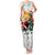 Cheer Santa Claus T-Rex Family Matching Tank Maxi Dress and Hawaiian Shirt Merry Beermas Christmas - Wonder Print Shop