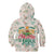 Cheer Santa Claus T-Rex Kid Hoodie Merry Beermas Christmas - Wonder Print Shop