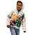Cheer Santa Claus T-Rex Kid Hoodie Merry Beermas Christmas - Wonder Print Shop