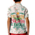 Cheer Santa Claus T-Rex Kid Polo Shirt Merry Beermas Christmas - Wonder Print Shop