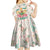 Cheer Santa Claus T-Rex Kid Short Sleeve Dress Merry Beermas Christmas - Wonder Print Shop