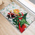 Cheer Santa Claus T-Rex Rubber Doormat Merry Beermas Christmas - Wonder Print Shop