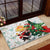 Cheer Santa Claus T-Rex Rubber Doormat Merry Beermas Christmas - Wonder Print Shop