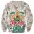 Cheer Santa Claus T-Rex Sweatshirt Merry Beermas Christmas - Wonder Print Shop