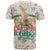 Cheer Santa Claus T-Rex T Shirt Merry Beermas Christmas - Wonder Print Shop