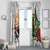 Cheer Santa Claus T-Rex Window Curtain Merry Beermas Christmas - Wonder Print Shop