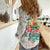 Cheer Santa Claus T-Rex Women Casual Shirt Merry Beermas Christmas - Wonder Print Shop