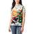 Cheer Santa Claus T-Rex Women Polo Shirt Merry Beermas Christmas - Wonder Print Shop