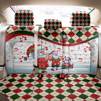 Santa Golf Club Back Car Seat Cover Christmas Winter Style - Wonder Print Shop