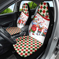 Santa Golf Club Car Seat Cover Christmas Winter Style - Wonder Print Shop
