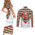 Santa Golf Club Couples Matching Short Sleeve Bodycon Dress and Long Sleeve Button Shirt Christmas Winter Style - Wonder Print Shop