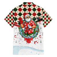 Santa Golf Club Family Matching Long Sleeve Bodycon Dress and Hawaiian Shirt Christmas Winter Style - Wonder Print Shop