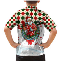 Santa Golf Club Family Matching Mermaid Dress and Hawaiian Shirt Christmas Winter Style - Wonder Print Shop